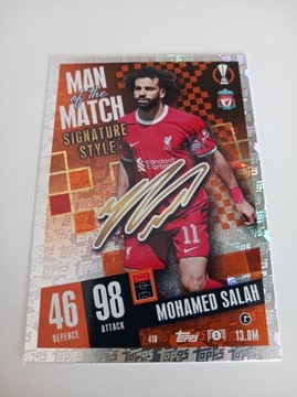 Topps Match Attax 2023/24 Man Of The Match Salah