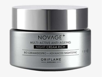 Multiaktywny bogaty krem na noc NovAge+ Oriflame