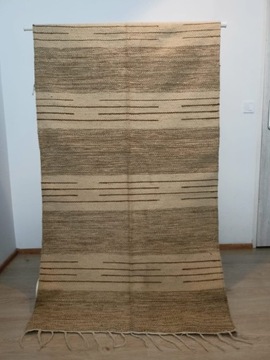Dywan / kilim z owczej wełny, 102x204 cm