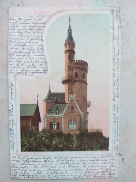 Zabytkowa pocztówka z 1907 r, Karlsbad