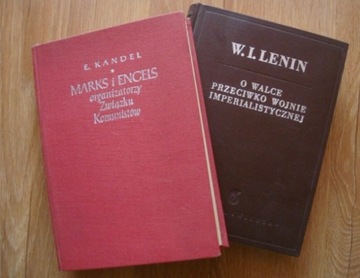 Książki Marks i Engels + W.I. LENIN 2 sztuki