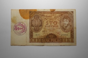 Stary banknot polski 100 złotych 1932 rzadki