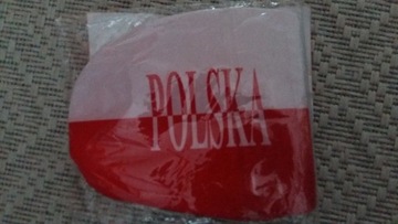 flagi na lusterka samochodu POLSKA 