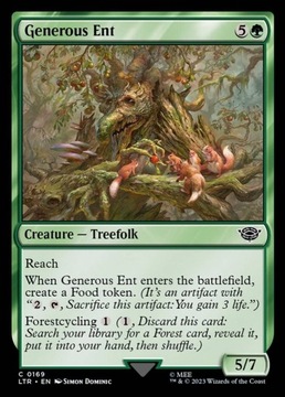 Generous Ent Magic MTG dost. 4szt