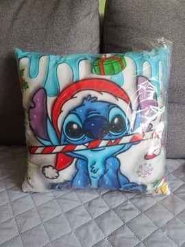Poduszka dekoracyjna Disney Stitch z minky nowa 