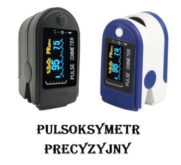 PULSOKSYMETR NAPALCOWY OLED C201 CZARNY NIEBIESKI