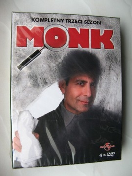 Monk sezon 3, BOX 4 DVD, polski lektor/Nowa