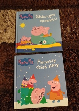 2 książki Świnka Peppa twarde okładki 