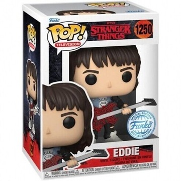 Eddie with guitar Stranger Things 1250 Funko Pop