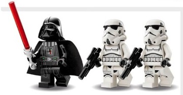 3 Figurki Lego Star Wars 75387 Darth Vader sw1249 Szturmowcy Imperium