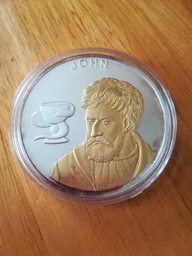 Medal "12 apostołów - Jan". Certyfikat.