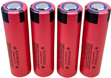 4x Akumulator Li-ion Panasonic NCR18650GA 3500 mAh