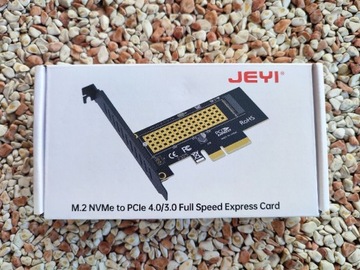 Adapter SSD m.2 NVMe PCIe 4.0, 3.0 x4 x8 x16. JEYI