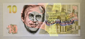 STC Ducaty banknot kolekcjonerski Vaclav Havel