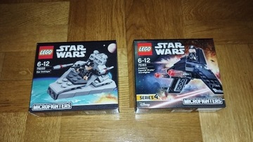 Lego Star Wars 75033 + 75163 micro fighter