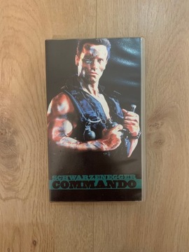 Kaseta wideo Schwarzenegger Commando VHS unikat