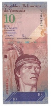WENEZUELA 10 Bolivares 2007 r