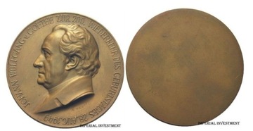 NIEMCY MEDAL Z BRAZU 200 URODZINY GOETHE 1949