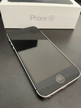 Iphone SE 2016 1gen 32gb srebrny pudełko kabel