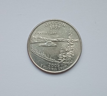 25 cents Quarted Dollar 2005 Oregon