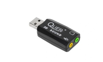 Karta dźwiękowa Quer USB 5.1 KOM0638