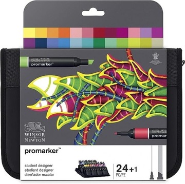 ProMarker Winsor&Newton 24 pisaki Student Designer