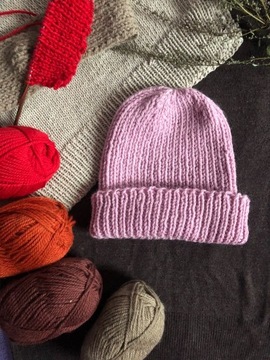 Wełniana czapka handmade różne kolory