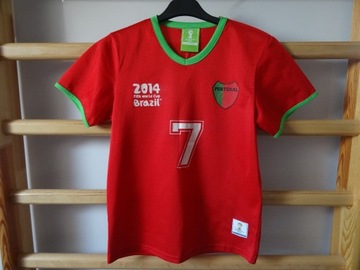T-shirt __ FIFA PORTUGALIA nr 7 _ 2014_ r. 146