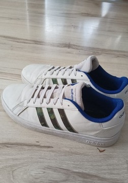 40 adidas buty chłopięce męskie sneakersy  białe 