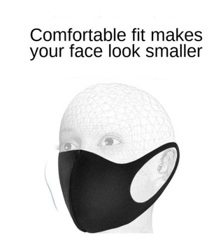 Maska sportowa przeciwbakteryjna + gratis filtr