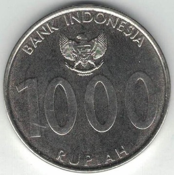Indonezja 1000 rupii 2010 24,15 mm nr 1