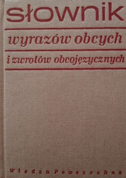 Słownik wyrazów obcych i zwrotów obcojęzycznych 