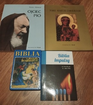 Biblia w obrazkach, Ojciec Pio - zestaw 4 książek 