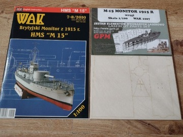 Model Kartonowy WAK Monitor HMS M 15