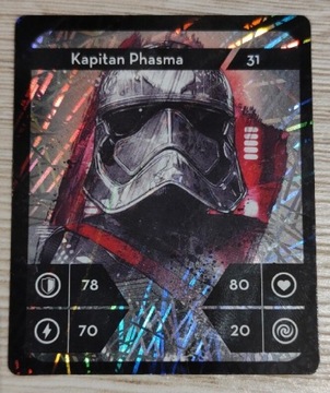 Karty karta Star Wars- Kaufland. Kapitan Phasma