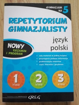 Repetytorium gimnazjalisty Język polski M. Rokicka