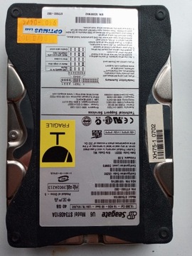 Dysk HDD ATA PATA 40GB Seagate ST340810A 3,5"