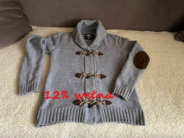 Sweter męski rozpinany, kardigan H&M, r. S/M.