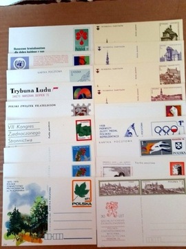 Kartki pocztowe okolicznościowe 1975r. wyprzedaż