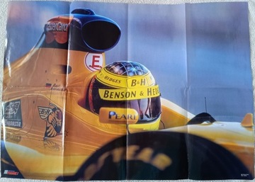 Ralf Schumacher / Heinz-Harald Frentzen - plakat Rennsportmagazin Formel 1