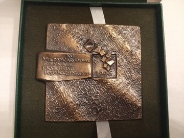 Medal XVI Międzynarodowe Biennale Ekslibrisu