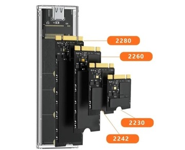 Adapter dysku SSD m.2 USB 3.0 NGFF obudowa m2 SATA