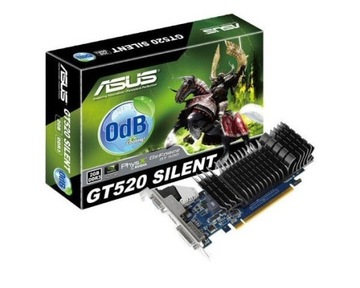 Karta graficzna GeForce GT 520 SILENT 512MB DDR3 PCI-E Asus BOX