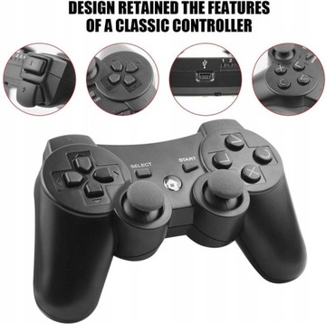 Pad bezprzewodowy Diswoe PS3 czarny