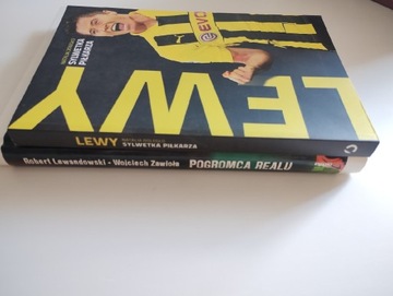 2 książki Robert Lewandowski " Pogromca Realu" "Lewy sylwetka piłkarza"