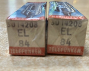 EL84  TELEFUNKEN  - te  same  numery