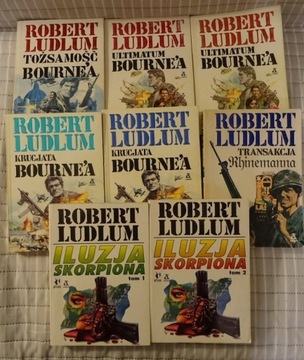 Robert Ludlum * Zestaw 8 książek