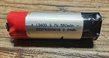 Ogniwo akumulator li-po 13400 3.7V 550mAh