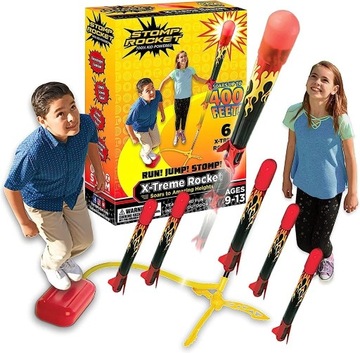 Oryginalna rakieta Stomp Rocket X-Treme | 6 rakiet