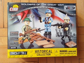 COBI 2051 Soldiers of The Great War 3-pak figurek